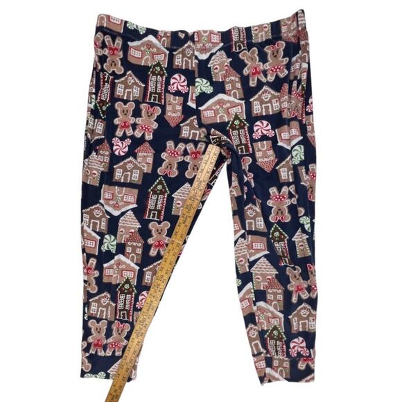 Disney Mickey Mouse Gingerbread House Two-Piece Pajama Set Sleepwear Womens 3X - Picture 11 of 11